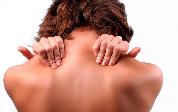 sāpes ar dzemdes kakla osteohondrozi