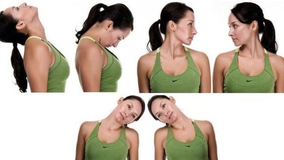 vingrošana kaklam osteohondrozes ārstēšanai